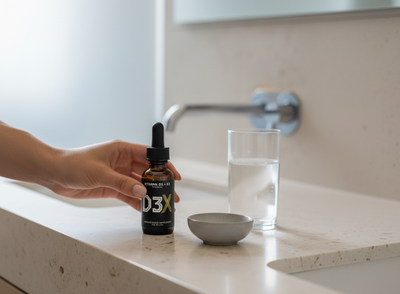 <span style="color:#a6862d;">Step 1.</span><br> Add 1 ML to your beverage of choice, food, or just drop directly under your tongue