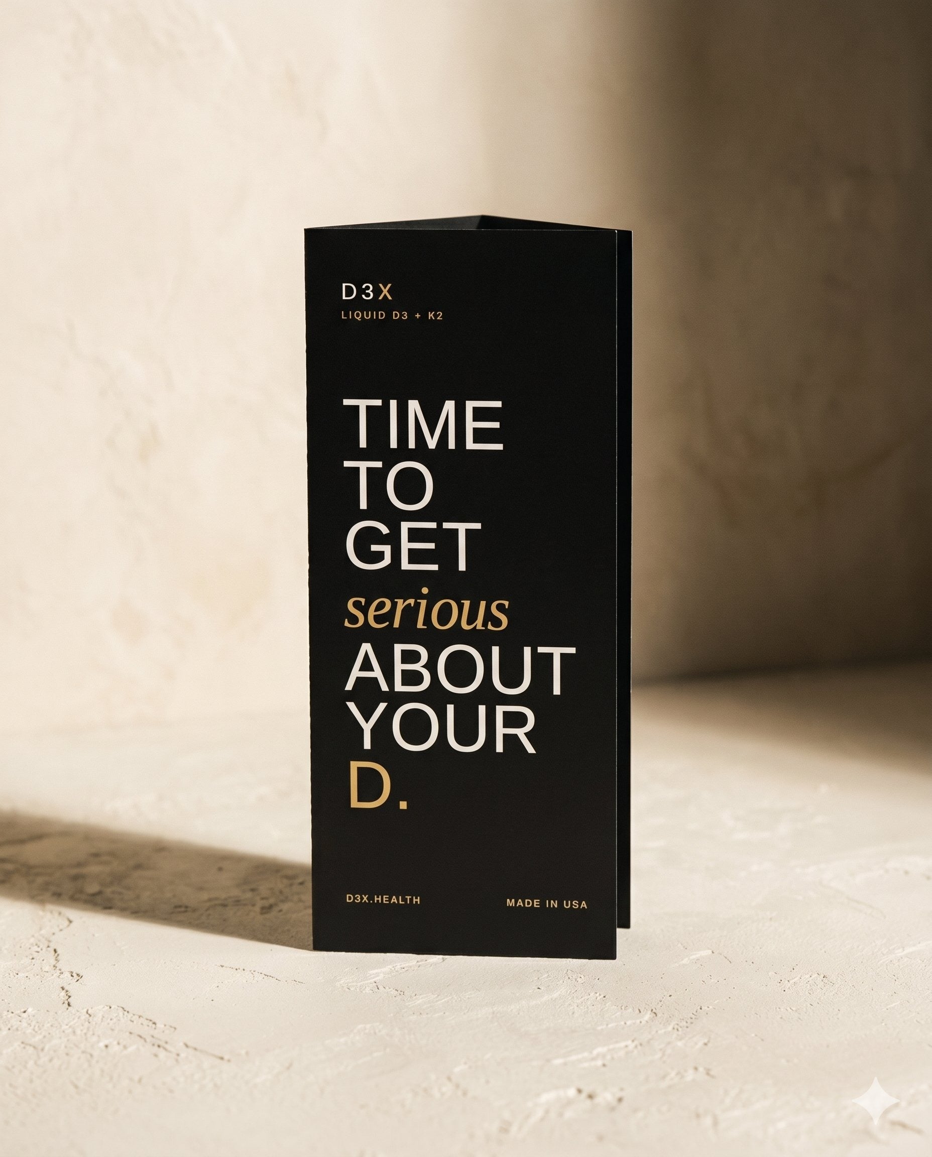 D3X printed daily-ritual guide brochure
